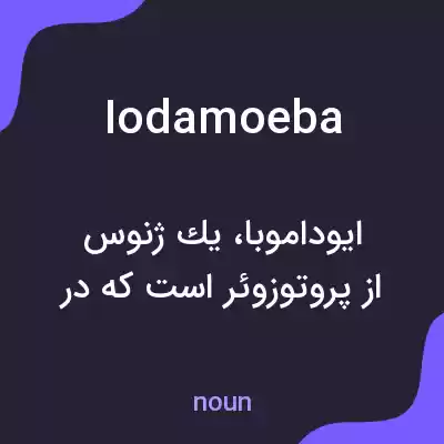 معنی iodamoeba به فارسی معنی iodamoeba به فارسی
