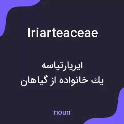 معنی iriarteaceae به فارسی معنی iriarteaceae به فارسی