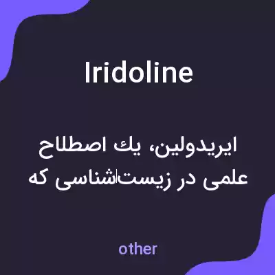 معنی iridoline به فارسی معنی iridoline به فارسی