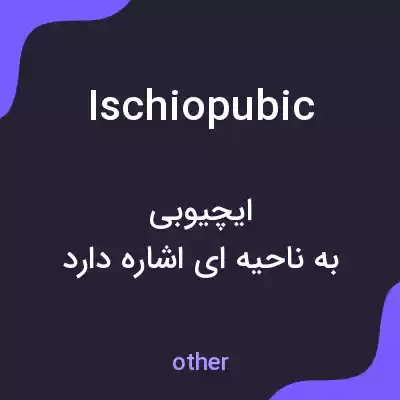 معنی ischiopubic به فارسی معنی ischiopubic به فارسی