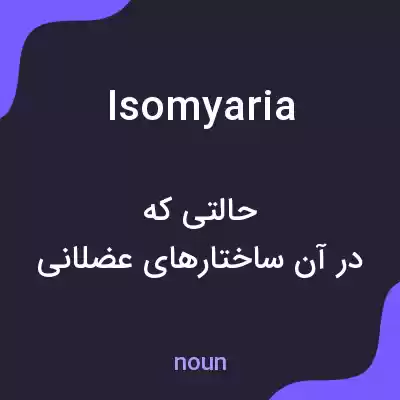 معنی isomyaria به فارسی معنی isomyaria به فارسی