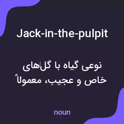 معنی jack-in-the-pulpit به فارسی معنی jack-in-the-pulpit به فارسی