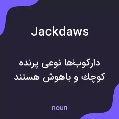 معنی jackdaws به فارسی معنی jackdaws به فارسی