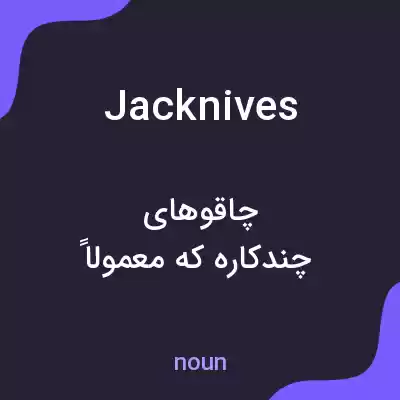 معنی jacknives به فارسی معنی jacknives به فارسی