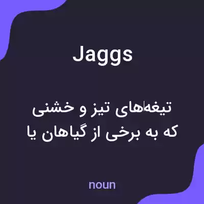 معنی jaggs به فارسی معنی jaggs به فارسی