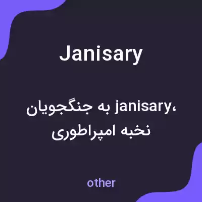 معنی janisary به فارسی