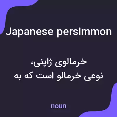 معنی japanese persimmon به فارسی معنی japanese persimmon به فارسی