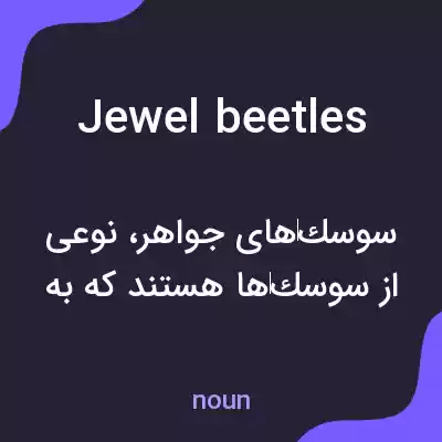 معنی jewel beetles به فارسی معنی jewel beetles به فارسی