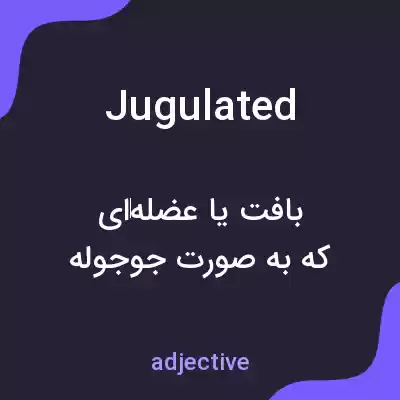 معنی jugulated به فارسی معنی jugulated به فارسی