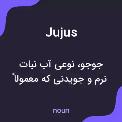 معنی jujus به فارسی معنی jujus به فارسی