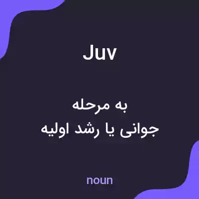 معنی juv به فارسی معنی juv به فارسی