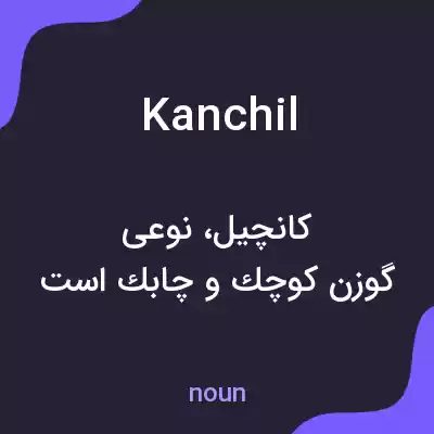 معنی kanchil به فارسی معنی kanchil به فارسی