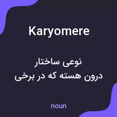 معنی karyomere به فارسی معنی karyomere به فارسی