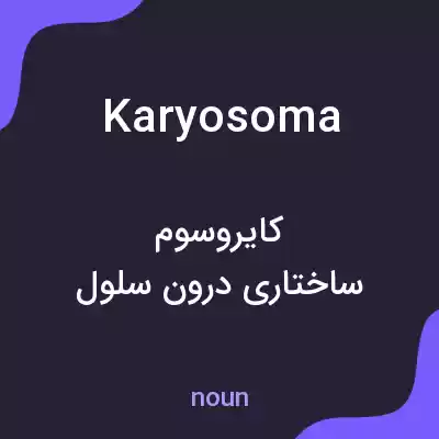 معنی karyosoma به فارسی معنی karyosoma به فارسی