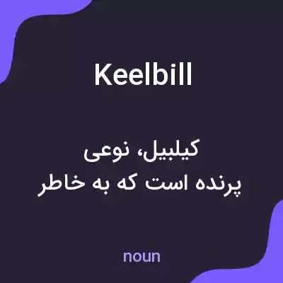 معنی keelbill به فارسی معنی keelbill به فارسی