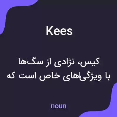 معنی kees به فارسی معنی kees به فارسی