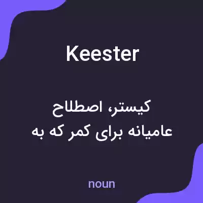 معنی keester به فارسی