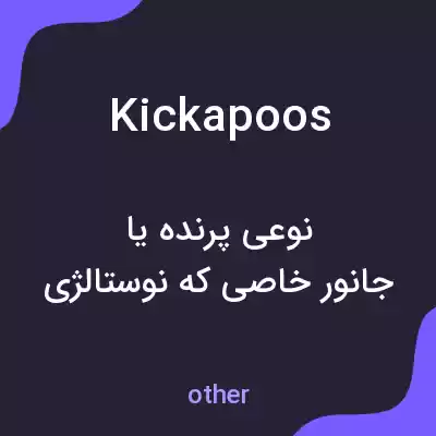 معنی kickapoos به فارسی معنی kickapoos به فارسی