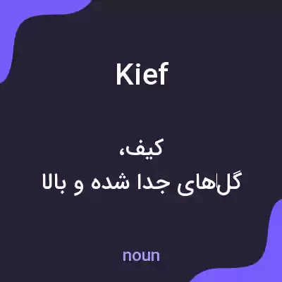 معنی kief به فارسی معنی kief به فارسی
