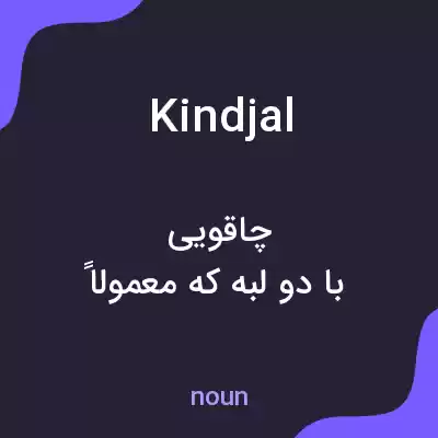معنی kindjal به فارسی معنی kindjal به فارسی