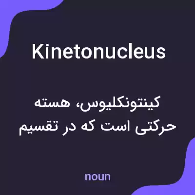 معنی kinetonucleus به فارسی معنی kinetonucleus به فارسی