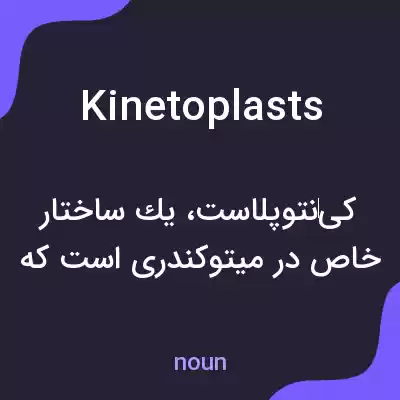 معنی kinetoplasts به فارسی معنی kinetoplasts به فارسی