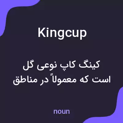 معنی kingcup به فارسی معنی kingcup به فارسی