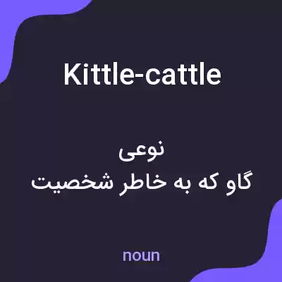 معنی kittle-cattle به فارسی معنی kittle-cattle به فارسی