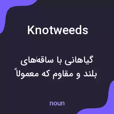 معنی knotweeds به فارسی معنی knotweeds به فارسی
