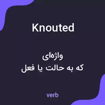 معنی knouted به فارسی معنی knouted به فارسی