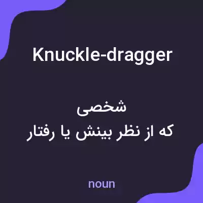 معنی knuckle-dragger به فارسی معنی knuckle-dragger به فارسی