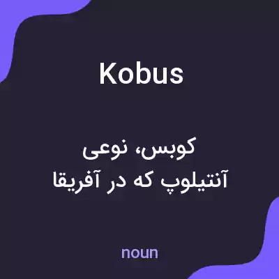 معنی kobus به فارسی معنی kobus به فارسی
