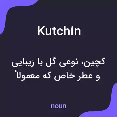 معنی kutchin به فارسی معنی kutchin به فارسی