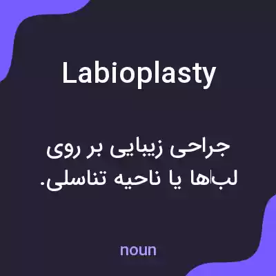 معنی labioplasty به فارسی معنی labioplasty به فارسی