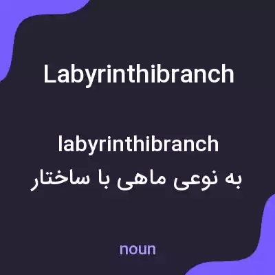 معنی labyrinthibranch به فارسی معنی labyrinthibranch به فارسی