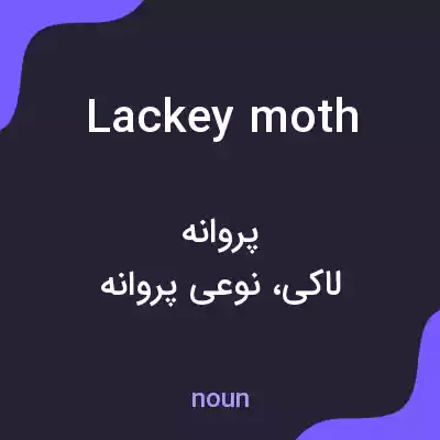 معنی lackey moth به فارسی معنی lackey moth به فارسی