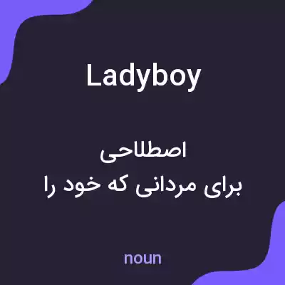 معنی ladyboy به فارسی معنی ladyboy به فارسی