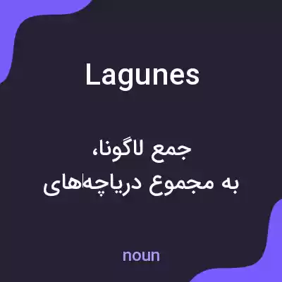 معنی lagunes به فارسی معنی lagunes به فارسی