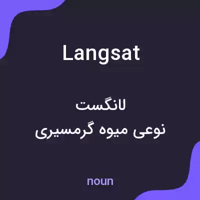 معنی langsat به فارسی معنی langsat به فارسی