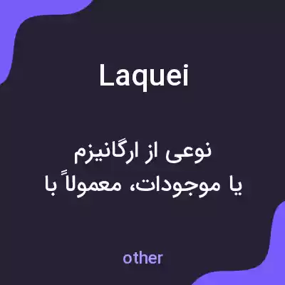 معنی laquei به فارسی معنی laquei به فارسی