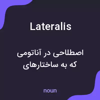 معنی lateralis به فارسی معنی lateralis به فارسی