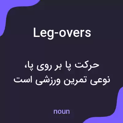معنی leg-overs به فارسی معنی leg-overs به فارسی
