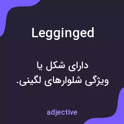 معنی legginged به فارسی معنی legginged به فارسی