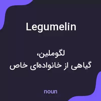 معنی legumelin به فارسی معنی legumelin به فارسی