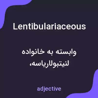 معنی lentibulariaceous به فارسی معنی lentibulariaceous به فارسی