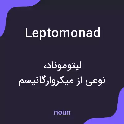 معنی leptomonad به فارسی معنی leptomonad به فارسی