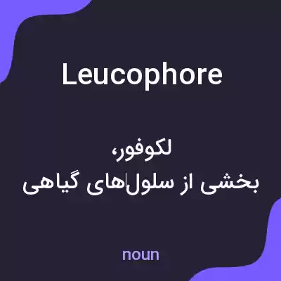 معنی leucophore به فارسی معنی leucophore به فارسی
