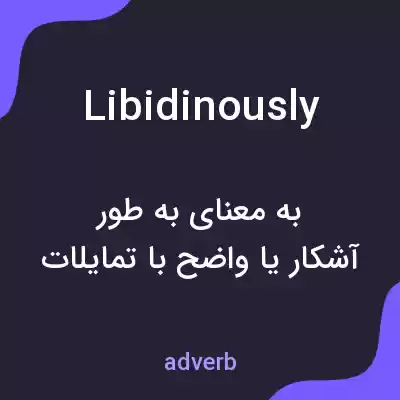 معنی libidinously به فارسی معنی libidinously به فارسی
