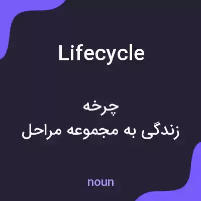 معنی life cycle به فارسی