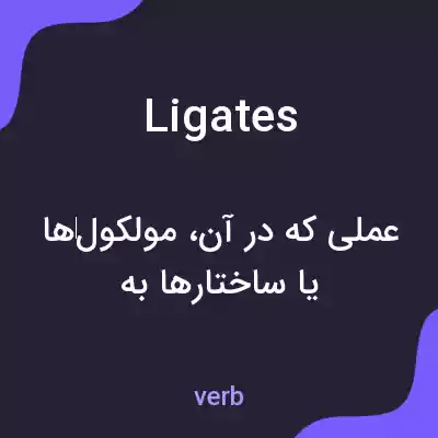 معنی ligates به فارسی معنی ligates به فارسی